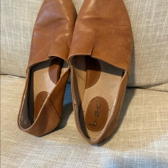 Very comfortable b.o.c. Leather suree loafer in tan - Picture 4 of 4